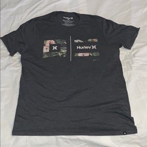 Mens Hurley Floral/Grey T-Shirt Pacsun Size Medium